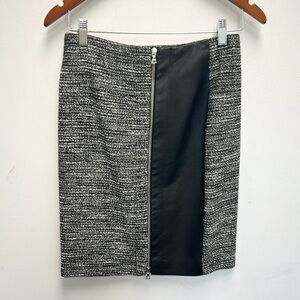 Yigal Azrouel Metallic tweed skirt